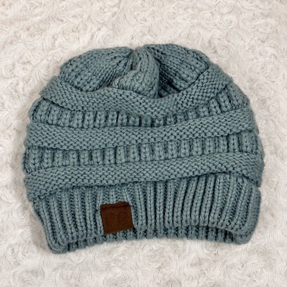 C.C Brand Trendy Warm Chunky Soft Stretch Cable Knit Skully Beanie